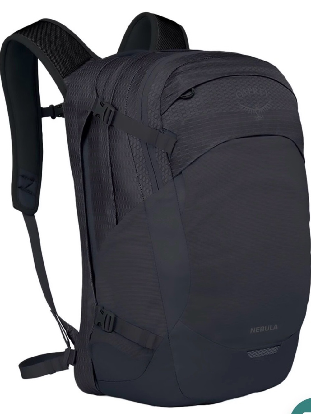 OSPREY Nebula Black Backpack w laptop section
